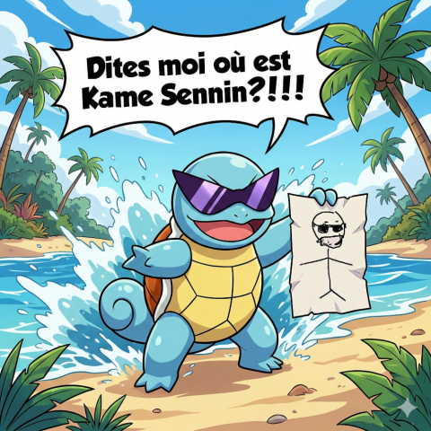 Carapuce cherche Kame Sennin